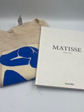 NEW Matisse Blue Nude 1952 Men’s T-shirt Size XL & book NWT